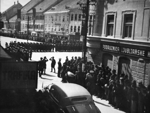 Glavni trg, Kranj, 28. 04. 1941
