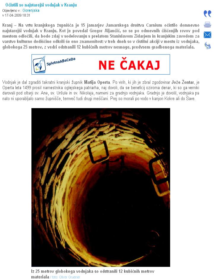 Gorenc - najstarejši vodnjak Gorenc - najstarejši vodnjak